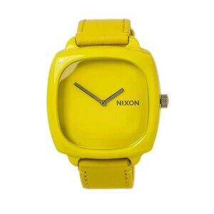 Nixon watch: The Shutter in yellow